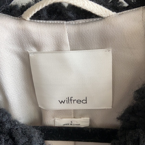 Wilfred black teddy jacket - Picture 2 of 3